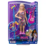 Barbie Big City Dreams Malibu mit leuchtendem Kleid und Musik