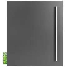 Mocavi Box 110 grau-alu inkl. Zeitungsrolle