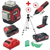 Flex 360° Kreuzlinien-Laser mit Empfängermodus ALC 3/360-G/R 10.8