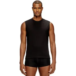 Diesel Herren Tank Tops, 2er Pack - TOM-UTL, Baumwolle, einfarbig Schwarz L