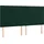 vidaXL Boxspringbett 180 x 200 cm Dunkelgrün