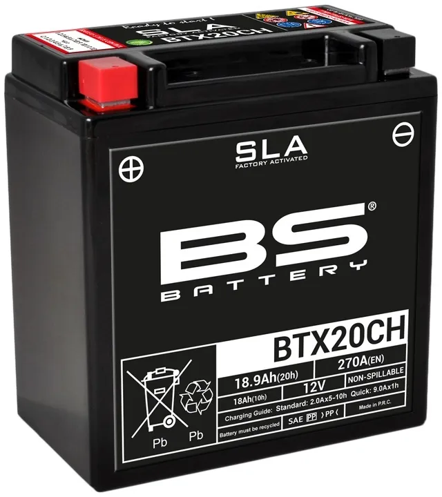 BS Battery Onderhoudsvrije SLA-batterij in de fabriek - BTX20CH