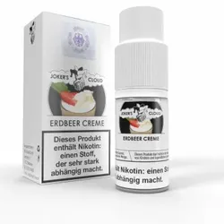 Jokers Cloud Erdbeer Creme Liquid 0 mg / 10ml