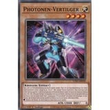 LDS2-DE050 - Photonen-Vertilger - Common - DE - im Set mit Ultrapro Toploader - Yugioh