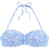 VIVANCE Bügel-Bandeau-Bikini-Top Damen Blau 34 Cup B