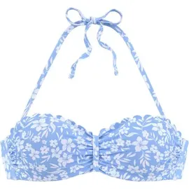 VIVANCE Bügel-Bandeau-Bikini-Top Damen Blau 34 Cup B