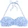 VIVANCE Bügel-Bandeau-Bikini-Top Damen Blau 34 Cup B