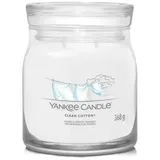 Yankee Candle Clean Cotton mittelgroße Kerze 368 g