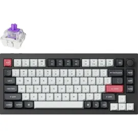Keychron Q1 HE RGB Wireless Mechanical Keyboard | Nebula Switch | Black - Gaming Tastaturen - Englisch - Schwarz