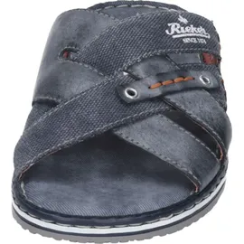 Rieker Herren Pantolette blau, Herren:45 EU - Blau - 45