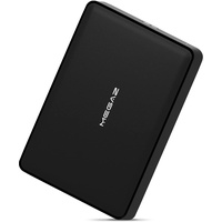 Externe Festplatte - 6,35 cm (2,5 Zoll) USB 3.0 Portable HDD Backup für PC, Mac, Laptop, PS4, Xbox One, Chromebook schwarz 500GB