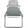 Fiam Amigo 40+ Sonnenliege 190 x 69 x 42 cm Silbergrau