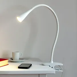 LINDBY BARIS, LED Klemmleuchte White (9643006)