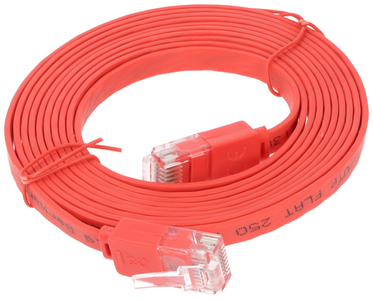 Preisvergleich Produktbild Goobay CAT 6 Flach-Patchkabel, U/UTP, Rot