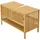 [en.casa] Waschbeckenunterschrank Hvaler 100 x 14 x 45 cm Beige