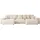 altdecor Ecksofa Cord 6-Sitzer Beige
