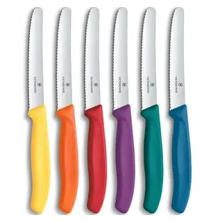 Victorinox Swiss Classic Tomaten-/Tafelmesser 6-tlg. bunt