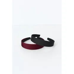 Gina Tricot - 2-pack headband - Haaraccessoires - Schwarz - ONESIZE - Dame - Schwarz - ONESIZE