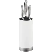 Relaxdays Messerblock rund, Messerhalter unbestückt, universal, Messeraufbewahrung mit Borsten,