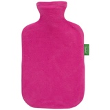 Fashy Wärmflasche mit Fleecebezug aus Polyester, 67405 45