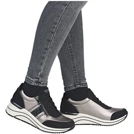 REMONTE Sneaker in Schwarz/Silber | Gr.: 38 EU