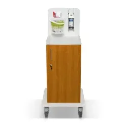 ETERNASOLID MULTICART Desinfektionswagen T11 mit Spenderhalterung 92464-KI , Farbe: kirsche