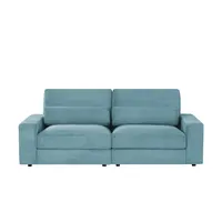 deinbett Big Sofa Branna ¦ türkis/petrol ¦ Maße (cm): B: 250 H: 101 T: 105.0
