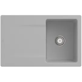 Villeroy & Boch Siluet 45 rechts Einbauspüle keramik steam Handbetätigung 800 x 510 mm