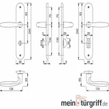 HOPPE Verona 1510/273P ov. WC/S78/8 (8 ) F1, TS 37-42, o. No.