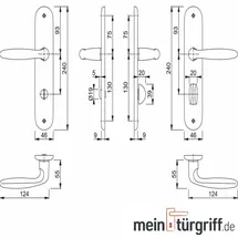 HOPPE Verona 1510/273P ov. WC/S78/8 (8 ) F1, TS 37-42, o. No.