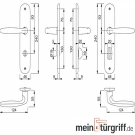 HOPPE Verona 1510/273P ov. WC/S78/8 (8 ) F1, TS 37-42, o. No.