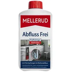 MELLERUD Abfluss Frei Aktivchlor Rohrreiniger 1,0 l