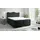 Fun Möbel Boxspringbett Schlafzimmerbett SULTAN New in Stoff Velvet X Schwarz 120x200cm - Schwarz
