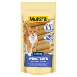 MultiFit Snackwürste 3x12x9g Lachs