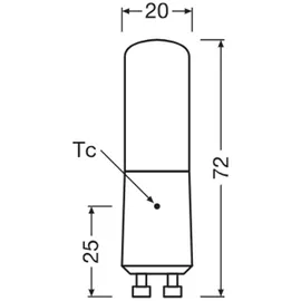 Osram LED Special T SLIM DIM 7W/827 GU10