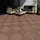 Tectake Terrassenfliesen Tegulas 31 x 31 x 2 cm braun