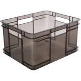 KEEEPER Aufbewahrungsbox Euro-Box XL Bruno, 28 Liter, grau