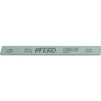 Pferd Polierstein vierkant 13x3x150mm SiC220 für harte Materialien im