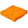 Homescapes Sitzkissen orange 50/50/10 cm – Bodenkissen unifarben