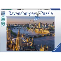 Ravensburger Puzzle - Stimmungsvolles London, Premiumpuzzle im Standardformat, 2000 Teile