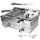 Yato Gastro Fritteuse 2x12L mit Ablasshahn 2x5000W 550x730x400mm 380-400V