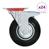 vidaXL 24 Stk. Lenkrollen 125 mm