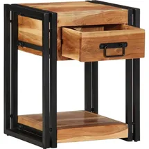 vidaXL Nachtschrank 2 pcs 40 x 35 x 50 cm Braun