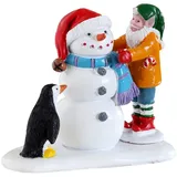 Lemax 22134 Santa's Wonderland Figur: Building a Snowman