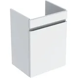 Geberit Renova Plan Unterschrank für Handwaschbecken, 1 Tür, weiß lackiert hochglänzend