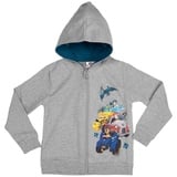 United Labels® United Labels Paw Patrol Kapuzenpullover für Jungen mit Reißverschluss Hoodie Sweatjacke Grau (as3, Numeric, Numeric_98, Numeric_104, Regular, 98-104)