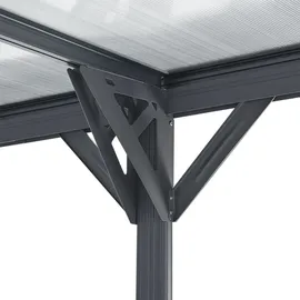 Juskys Carport 5 x 3 m mit Flachdach