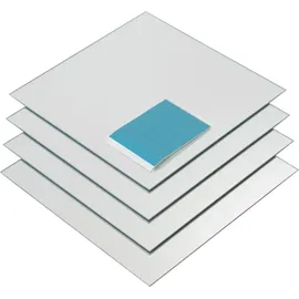 mirrotech glas & spiegel Spiegelfliesen 30 x 30 cm Grau
