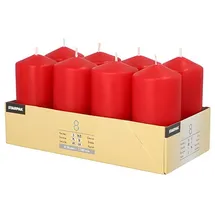 Papstar Stumpenkerze 5 x 10 cm 48 St. rot