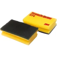 3M Scotch-Brite Reinigungsschwamm, 274 gelb / grün 95mmx150mm